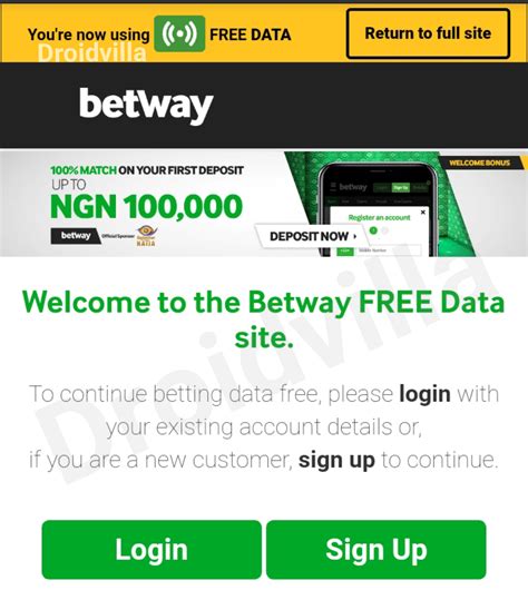 betway.co.za free data - Betway app download